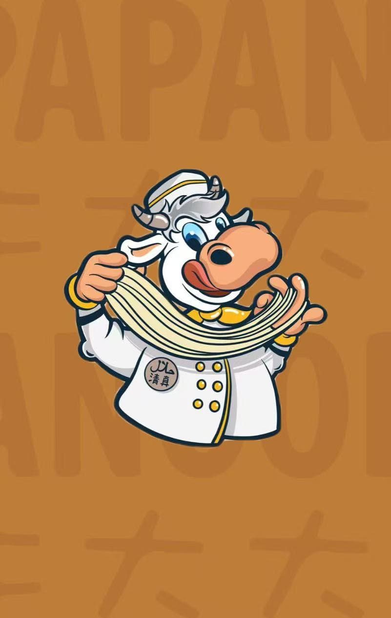 Papa Noodle’s cheerful chef mascot